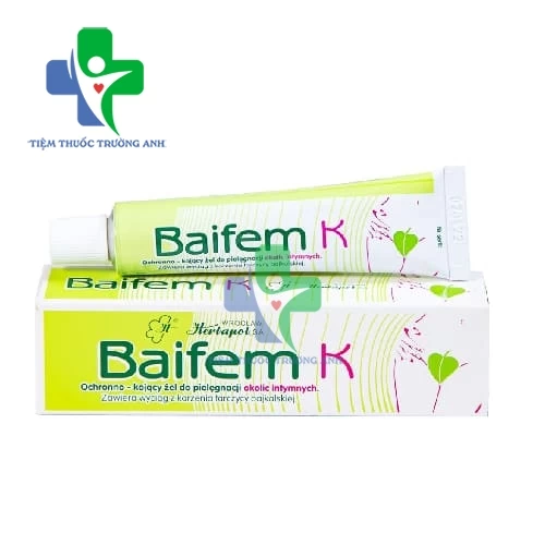 Baifem K Herbapol 15g - Gel Hoàng Cầm Bảo Vệ Dịu Nhẹ